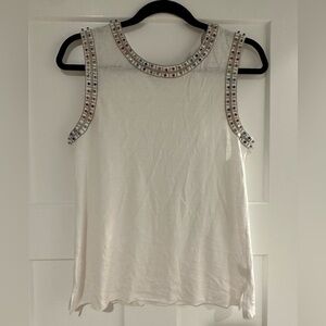Generation Love tank with rhinestone detail- size small
